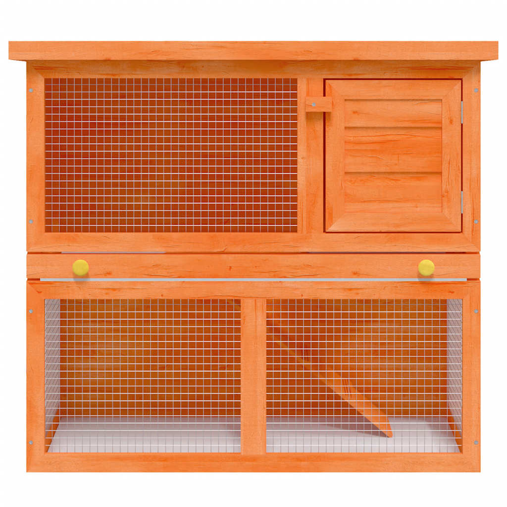 Outdoor Rabbit Hutch Small Pet Cage 1 Door Wood