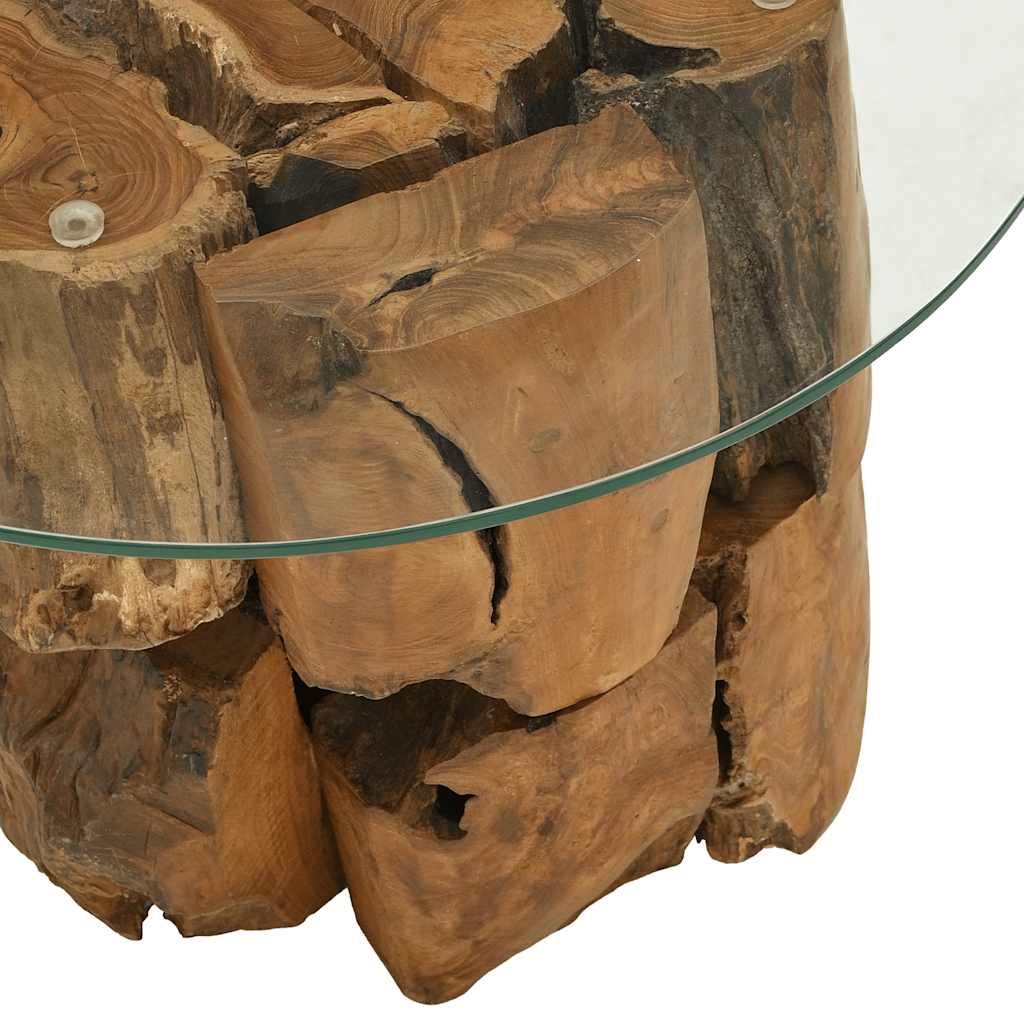 Coffee Table Solid Teak Driftwood 60 cm