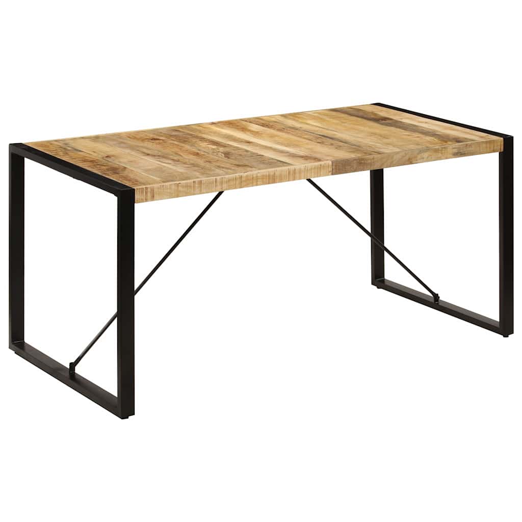 Dining Table 160x80x75 cm Solid Mango Wood
