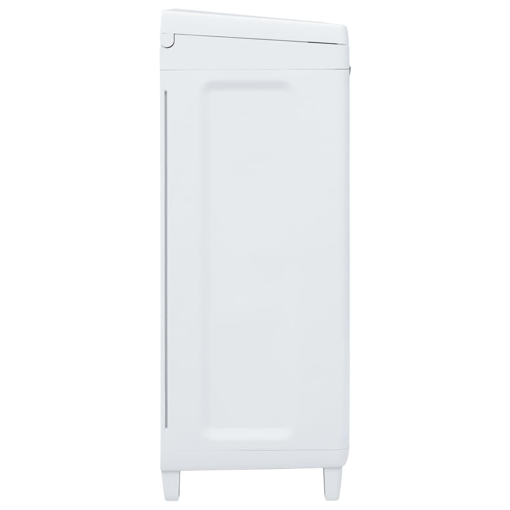 Garden Dustbin with 3 Bags Dark Grey 65x38x102 cm