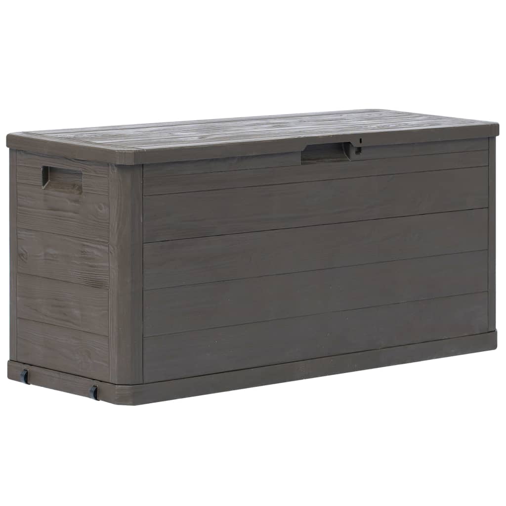 Garden Storage Box 280 L Brown