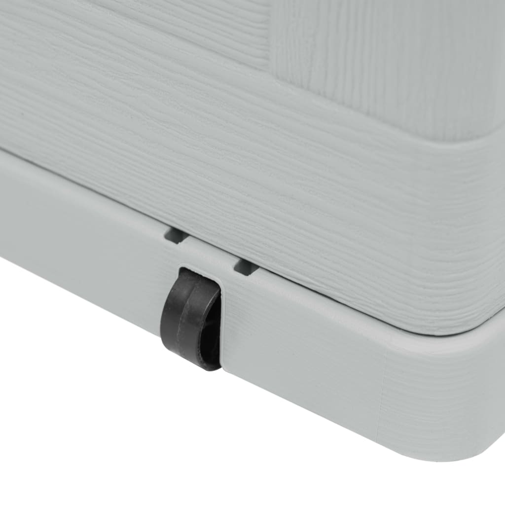 Garden Storage Box 420 L Light Grey