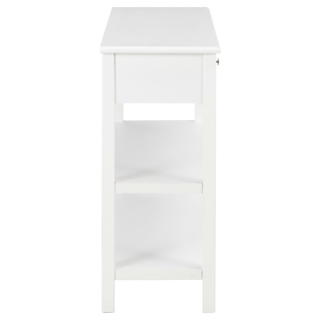 Sideboard White 110x35x80 cm MDF