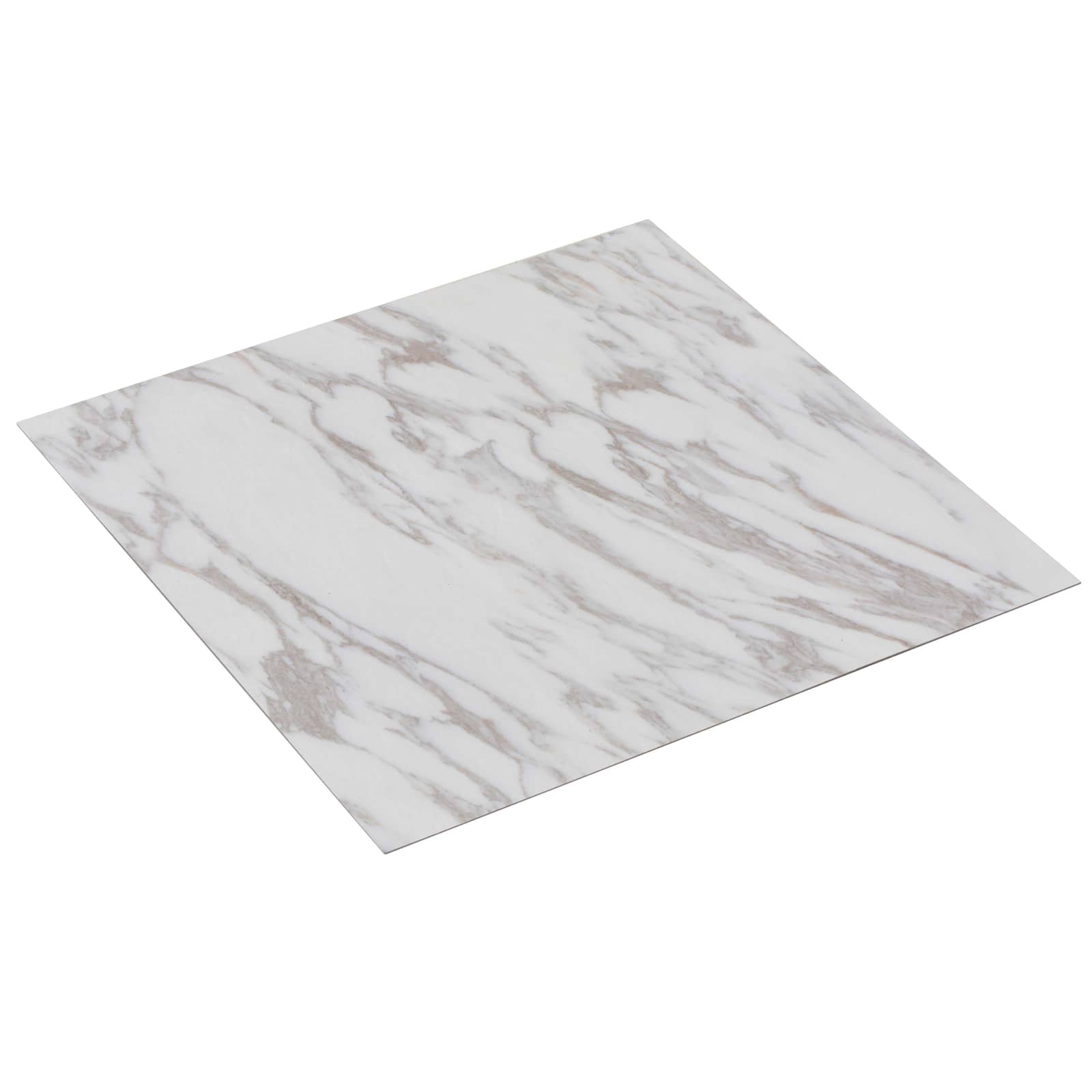 Flooring Planks 5.11 m² 55 pcs PVC White Marble