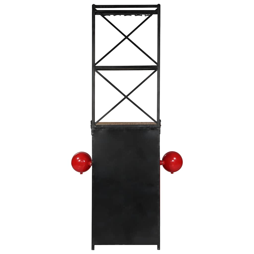 Tractor Wine Cabinet 49x31x172 cm Solid Wood Mango