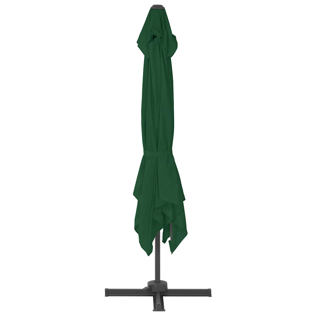 Garden Parasol with Portable Base Green