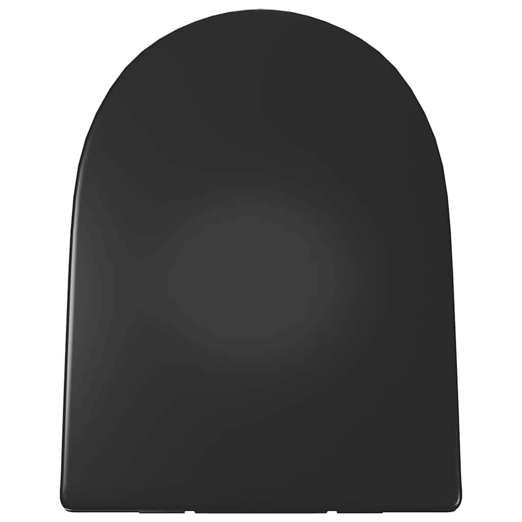 Soft-close Toilet Seat with Quick-release Design Black