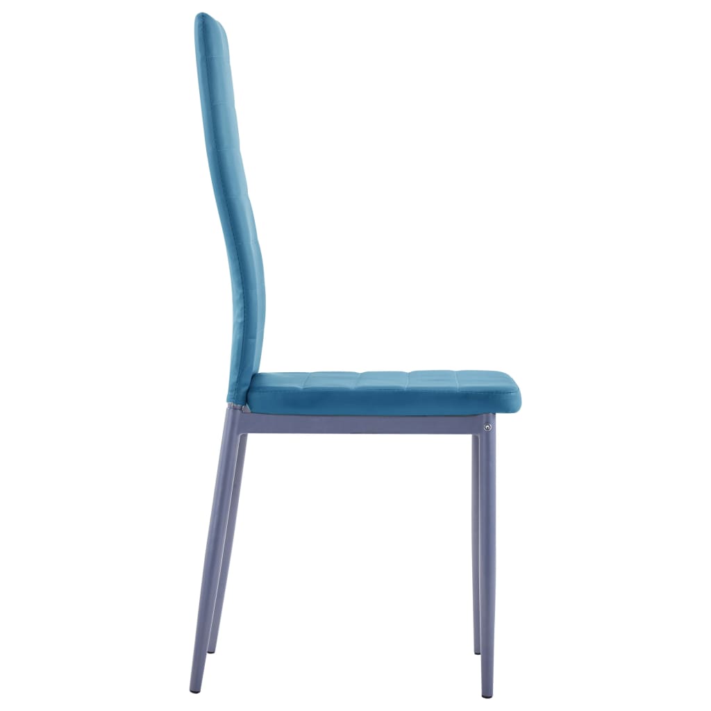 Five Piece Dining Set Blue