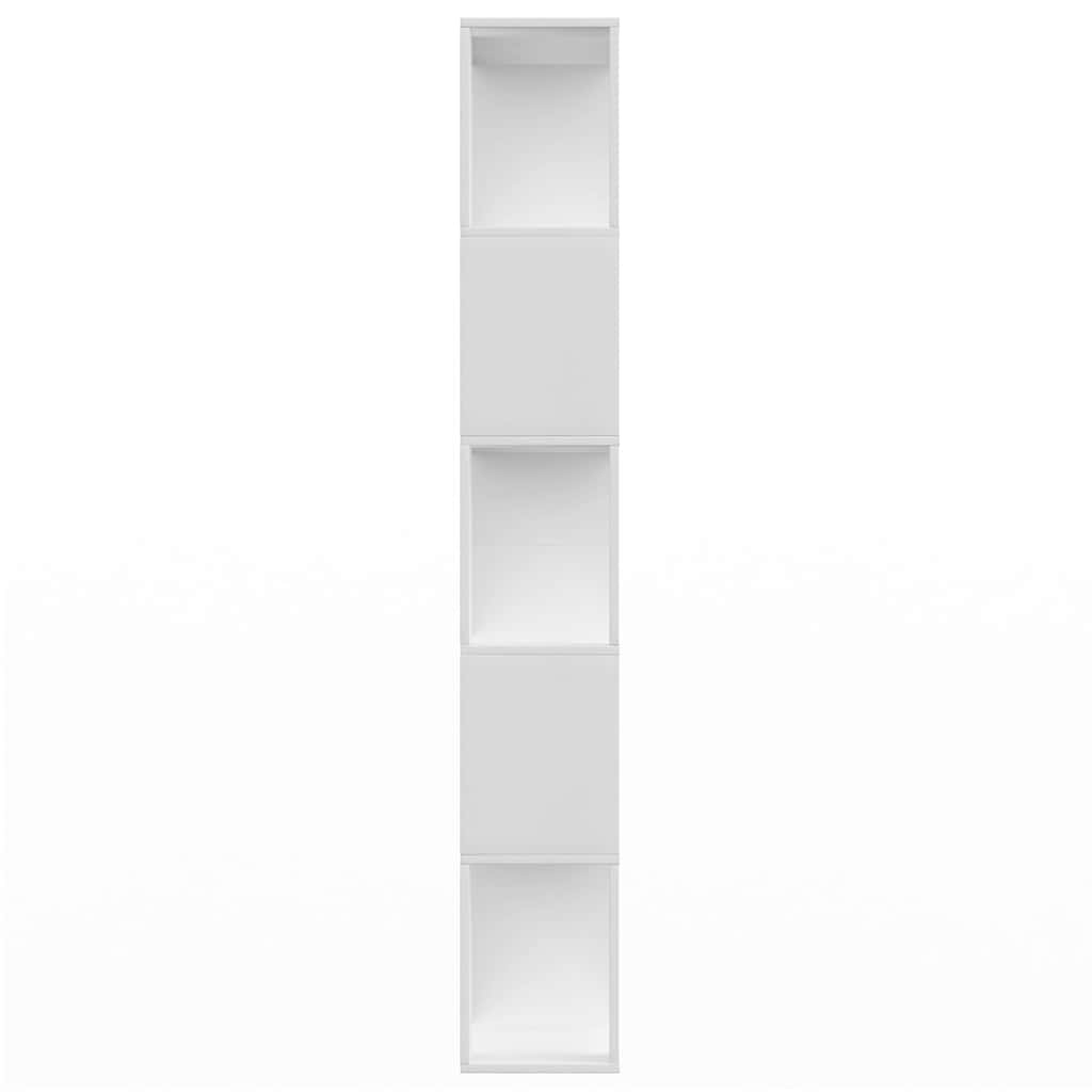 Book Cabinet/Room Divider White 80x24x159 cm Engineered Wood