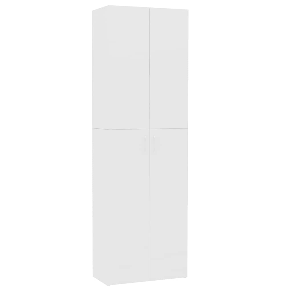 Office Cabinet White 60x32x190 cm Engineered Wood