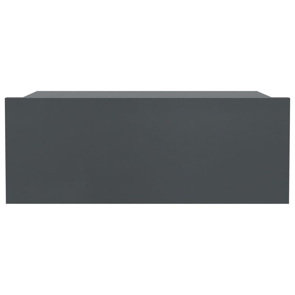 Floating Nightstand Grey 40x30x15 cm Engineered Wood