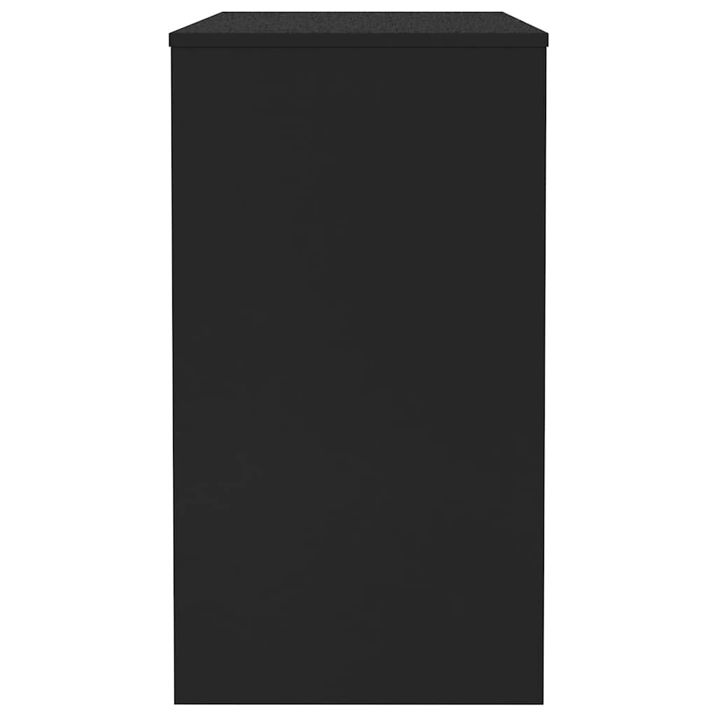 Desk Black 90x40x72 cm Engineered Wood