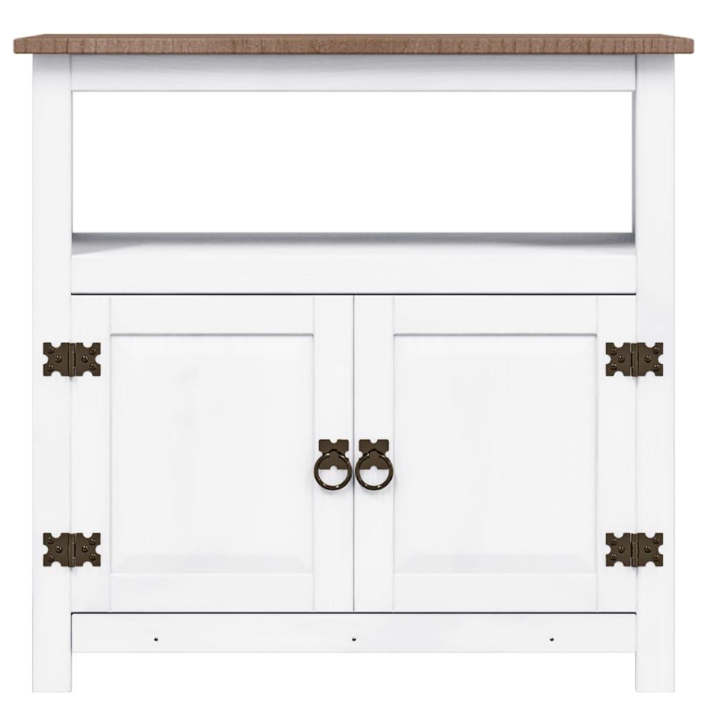 TV Cabinet Mexican Pine Corona Range White 80x43x78 cm