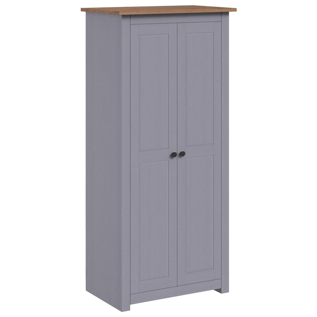 Wardrobe Grey 80x50x171.5 cm Solid Pine Panama Range
