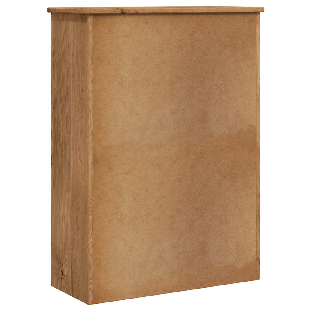 Bookcase 80x35x110 cm Solid Pine Wood Panama Range