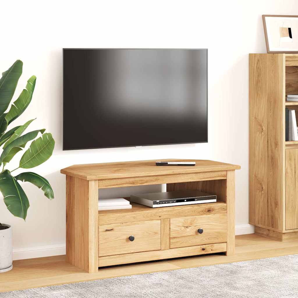 Corner TV Cabinet 93x49x49 cm Solid Pine Panama Range