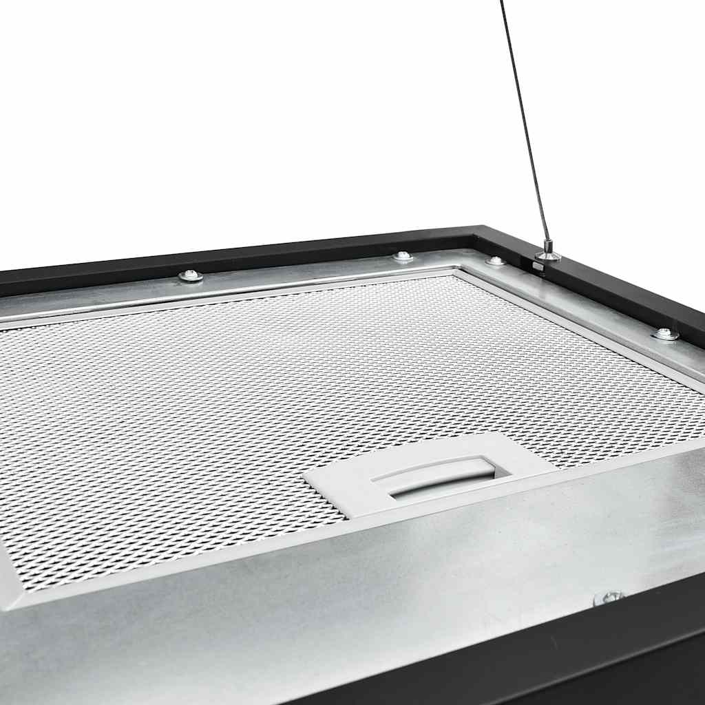 Hanging Island Range Hood Touch Sensor LCD 37 cm Powder-coated Steel