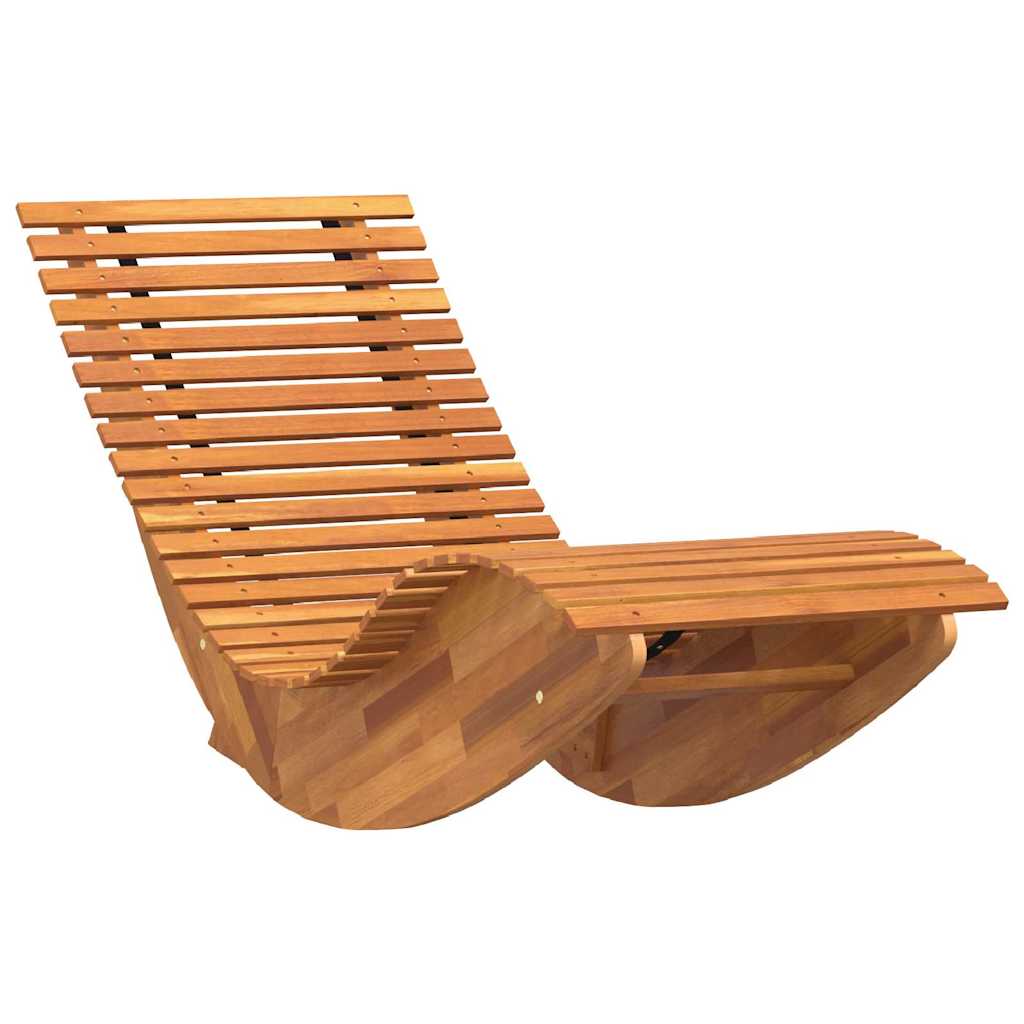 Rocking Sun Loungers 2 pcs Solid Wood Acacia