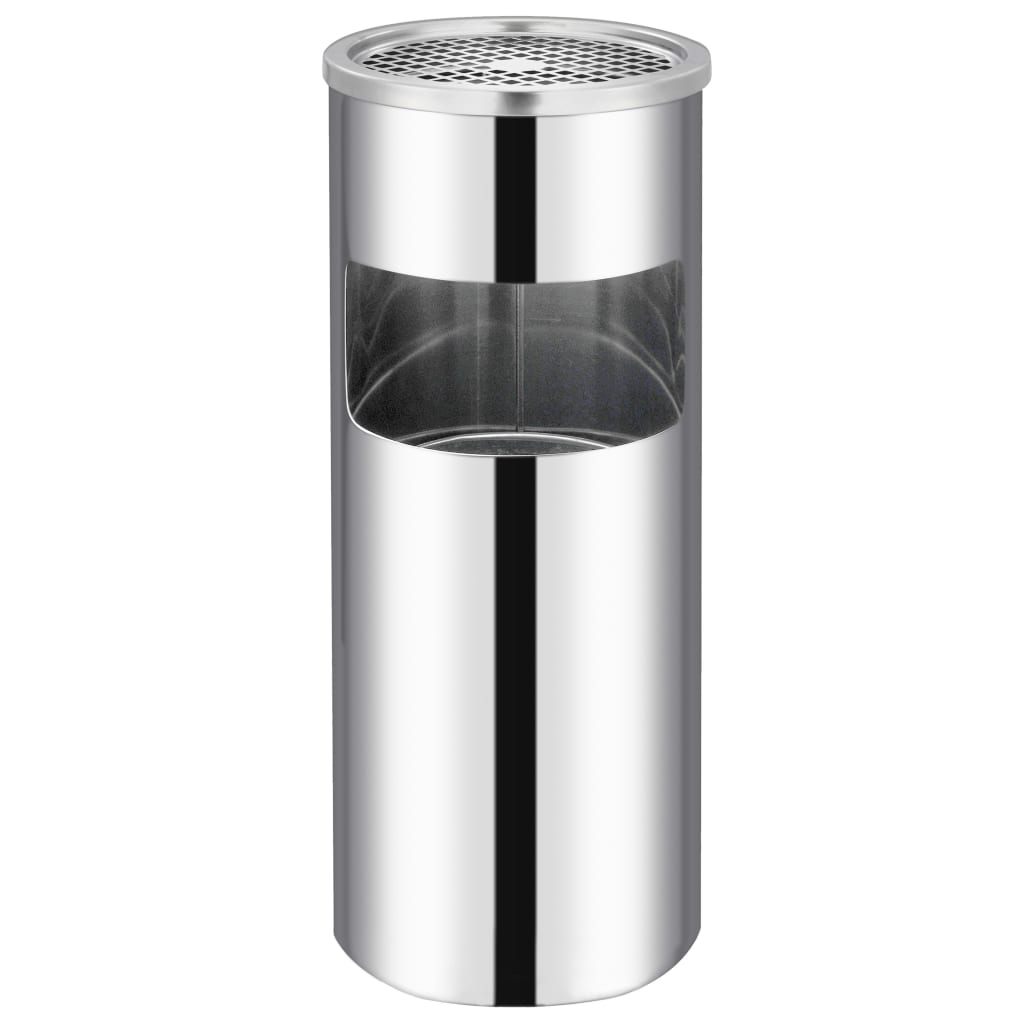 Ashtray Dustbin 30 L Stainless Steel