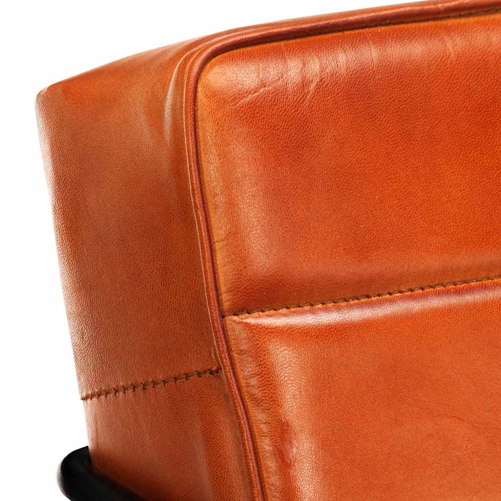 Armchair Tan Real Leather