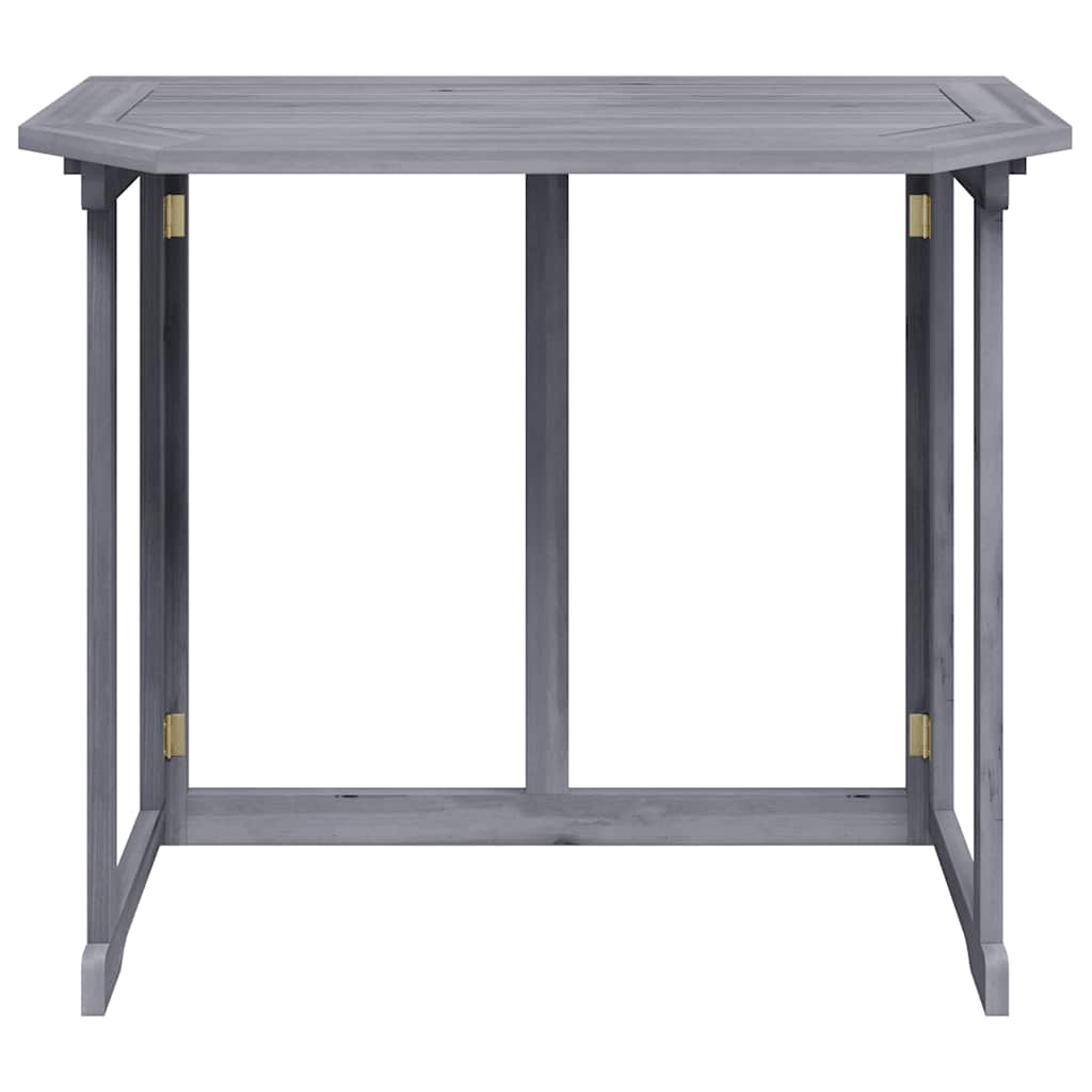 Folding Balcony Table 90x50x74 cm Solid Acacia Wood