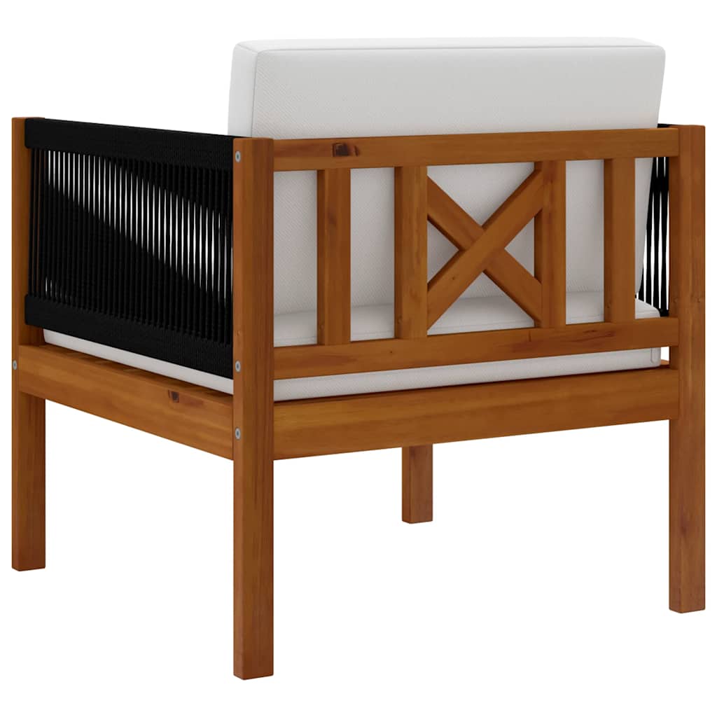 Garden Chairs 2 pcs Solid Acacia Wood