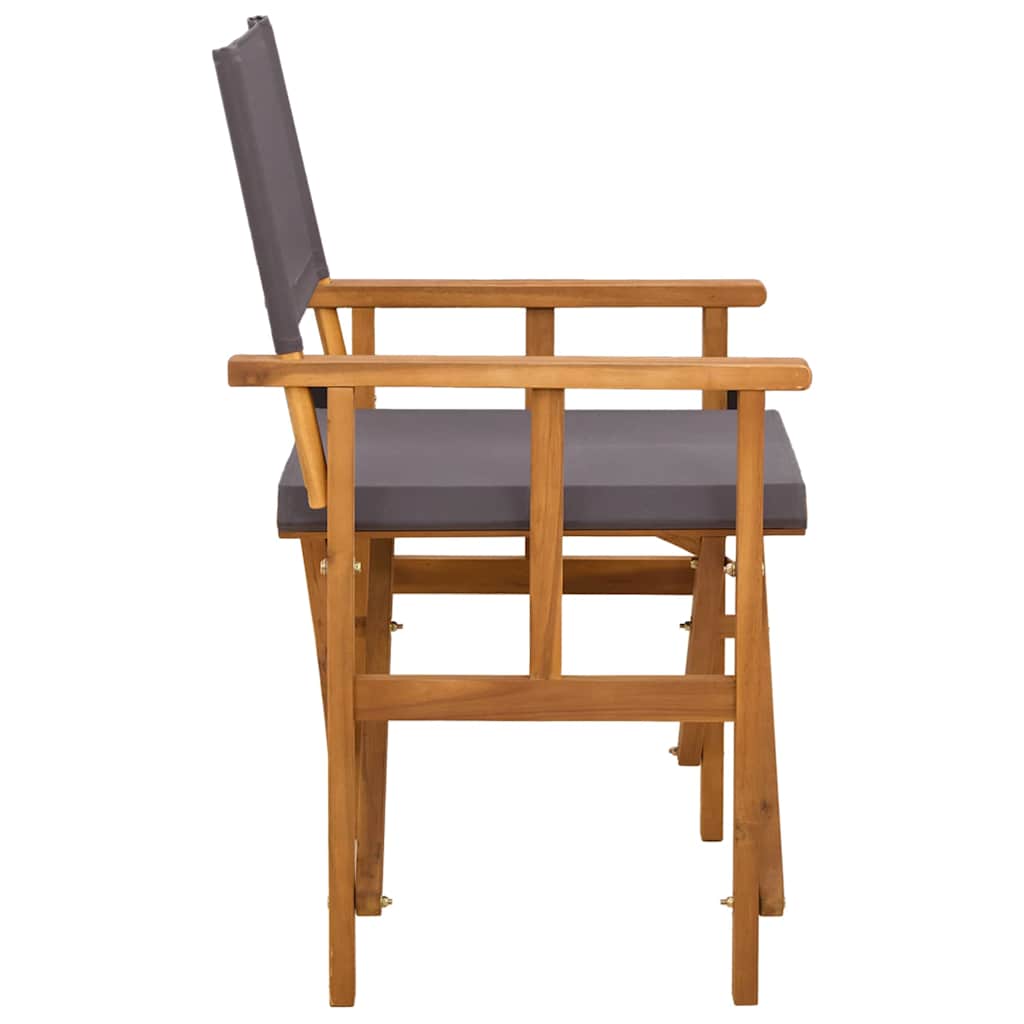 Director's Chairs 2 pcs Solid Acacia Wood