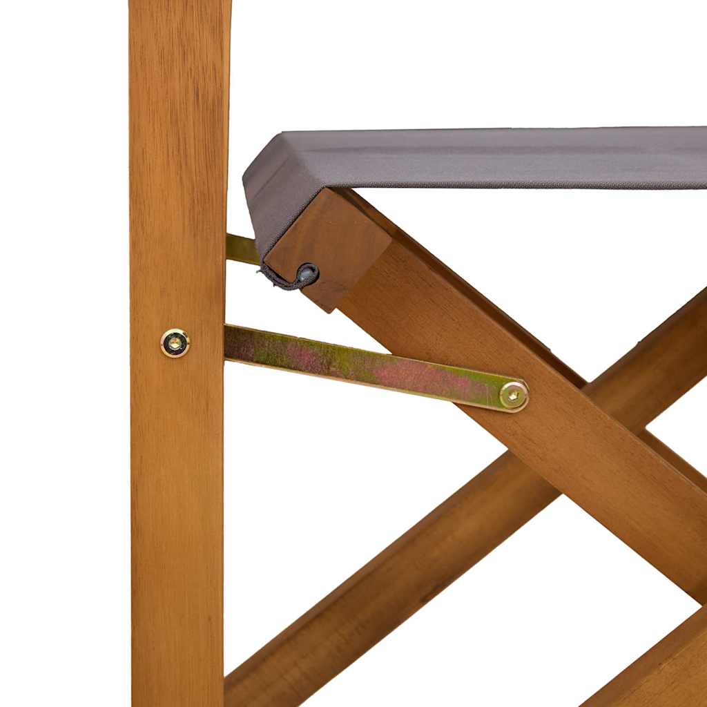 Director's Chairs 2 pcs Solid Acacia Wood