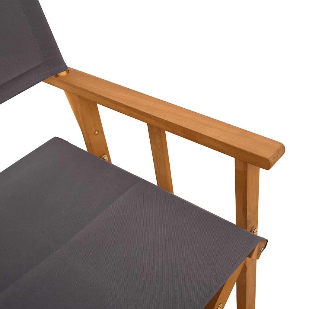 Director's Chairs 2 pcs Solid Acacia Wood