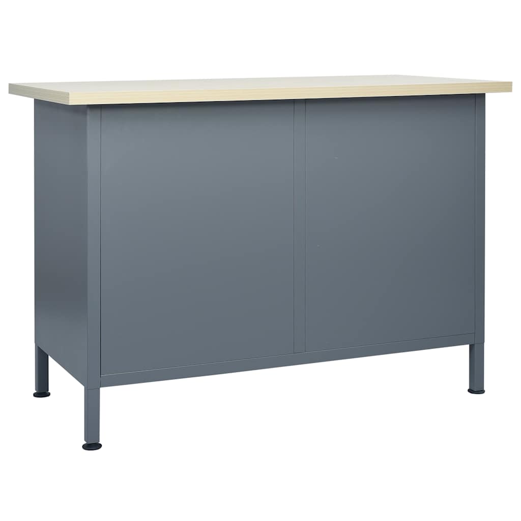 Workbench Black 120x60x85 cm Steel