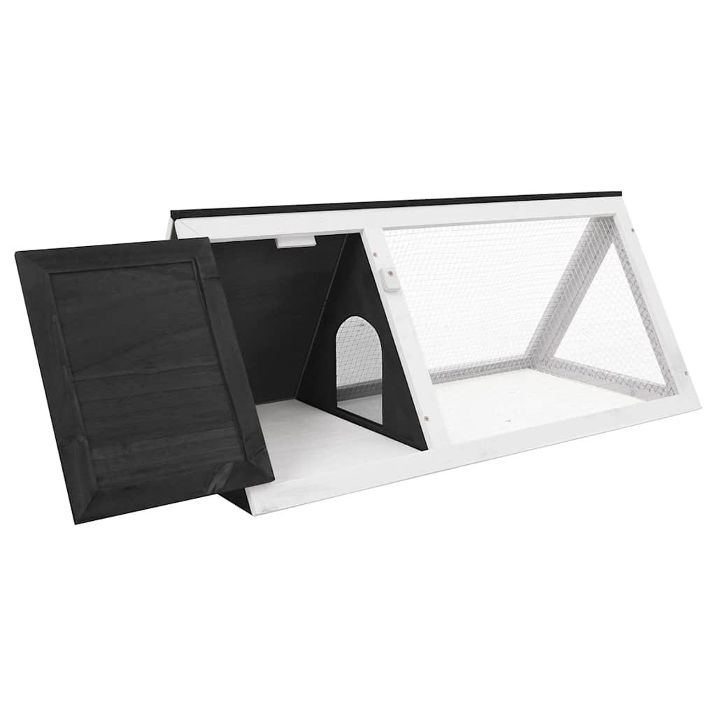 Animal Rabbit Cage Grey Wood