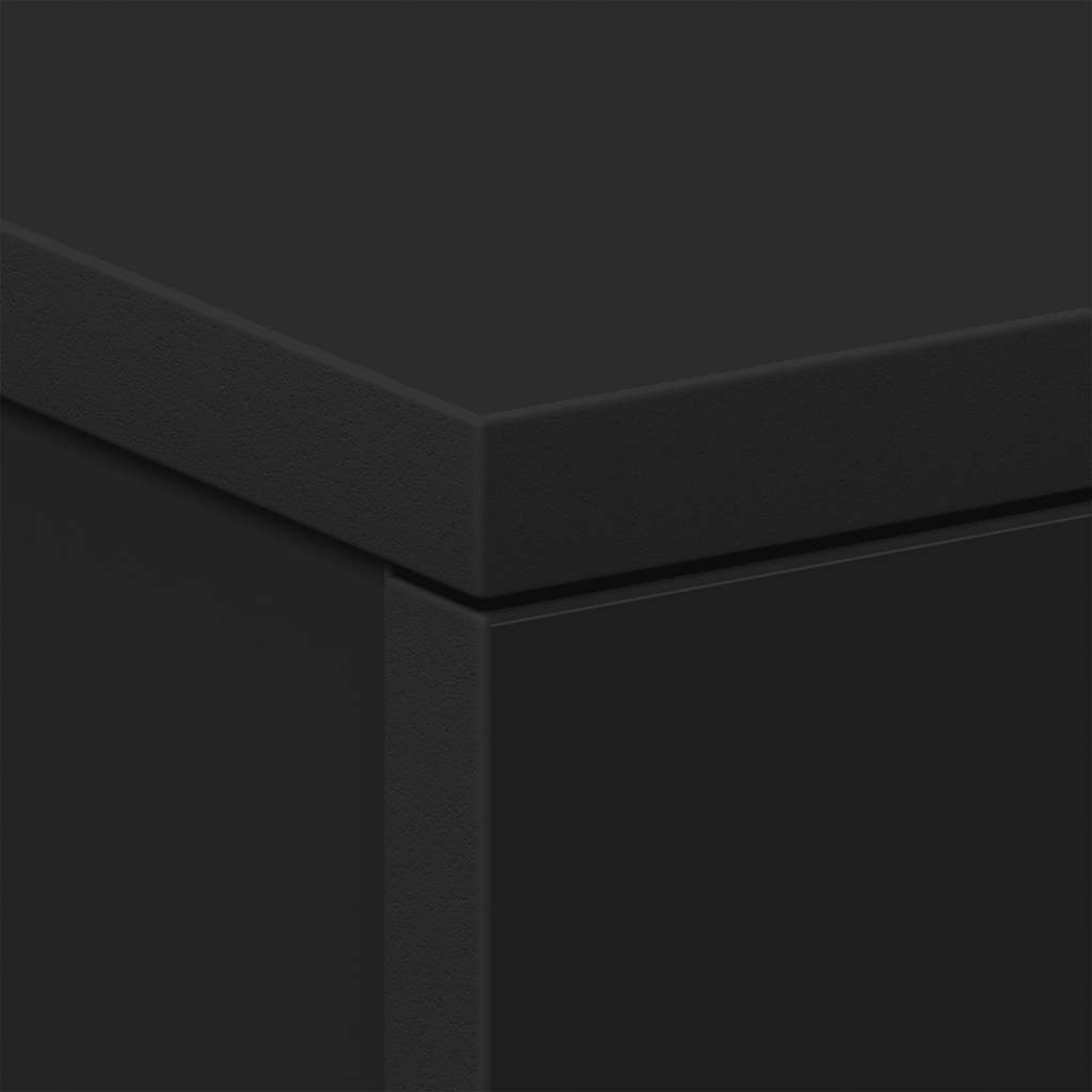 Bedside Cabinets 2 pcs Black 38x35x56 cm Engineered Wood