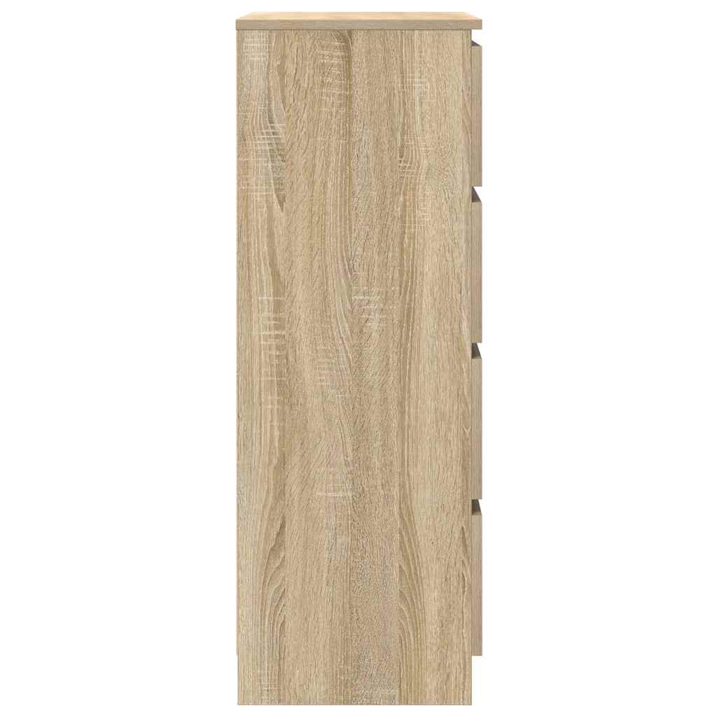 Sideboard Sonoma Oak 60x35x98.5 cm Engineered Wood