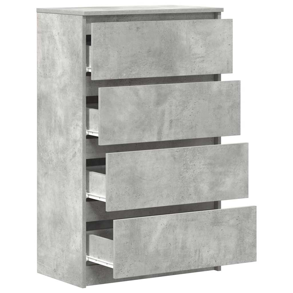 Sideboard Concrete Grey 60x35x98.5 cm Engineered Wood