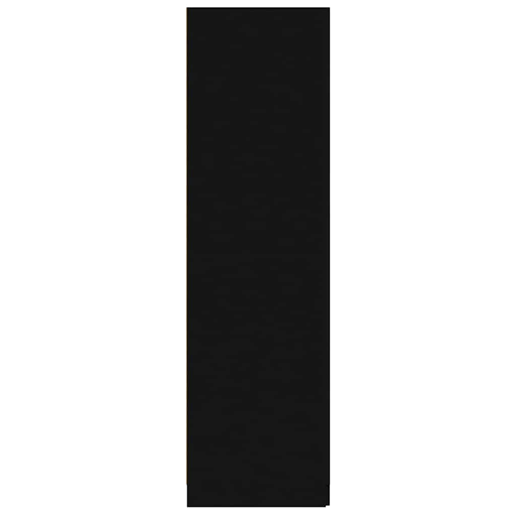 Wardrobe Black 80x52x180 cm Engineered Wood