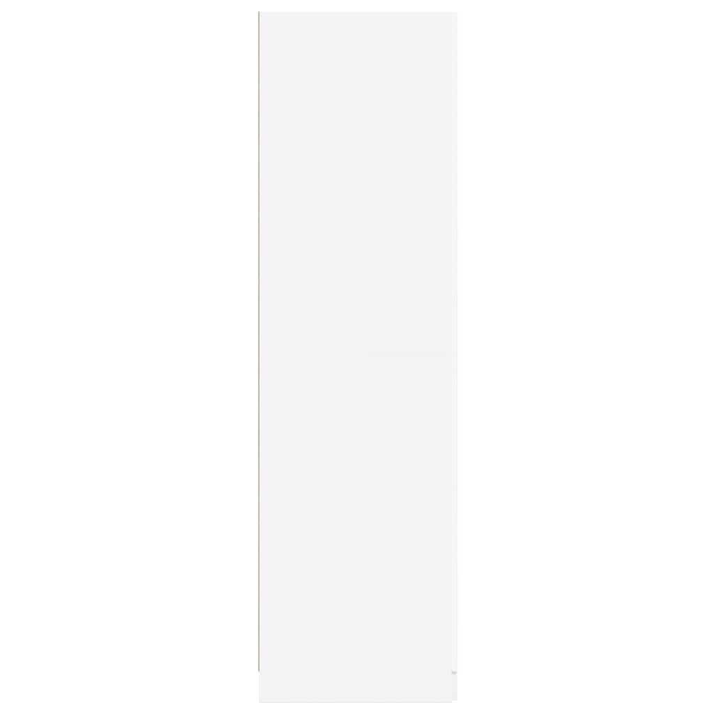 Wardrobe White 80x52x180 cm Engineered Wood