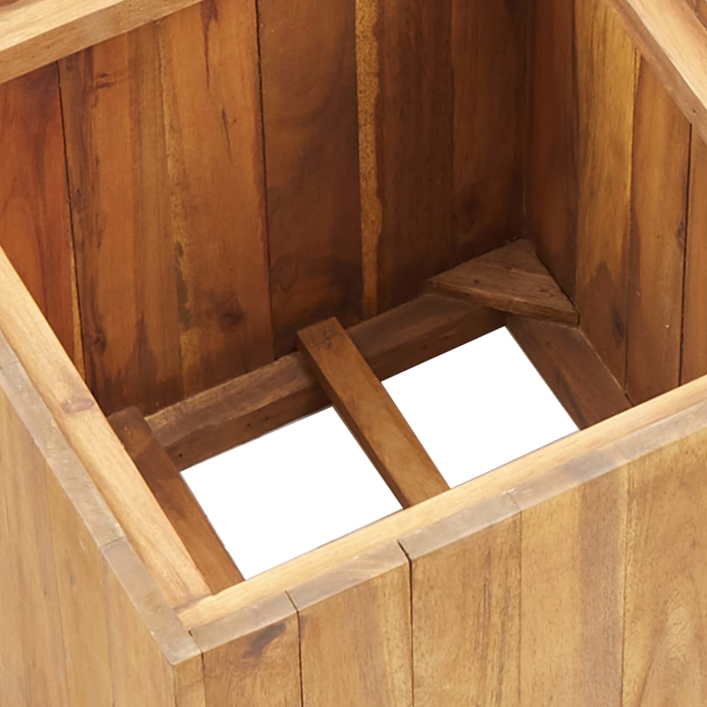 Garden Raised Bed Pot 43.5x43.5x44 cm Solid Acacia Wood