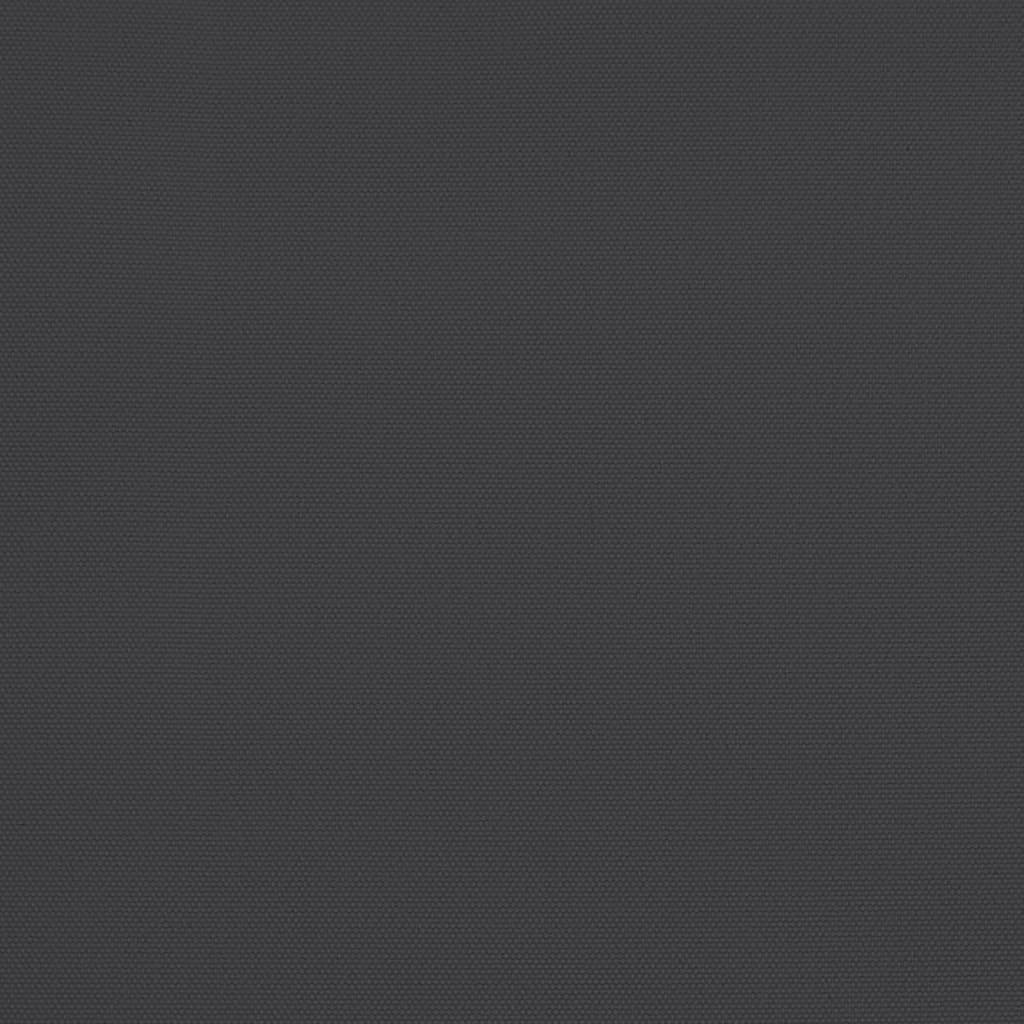 Garden Parasol with LED Lights and Steel Pole 300 cm Black