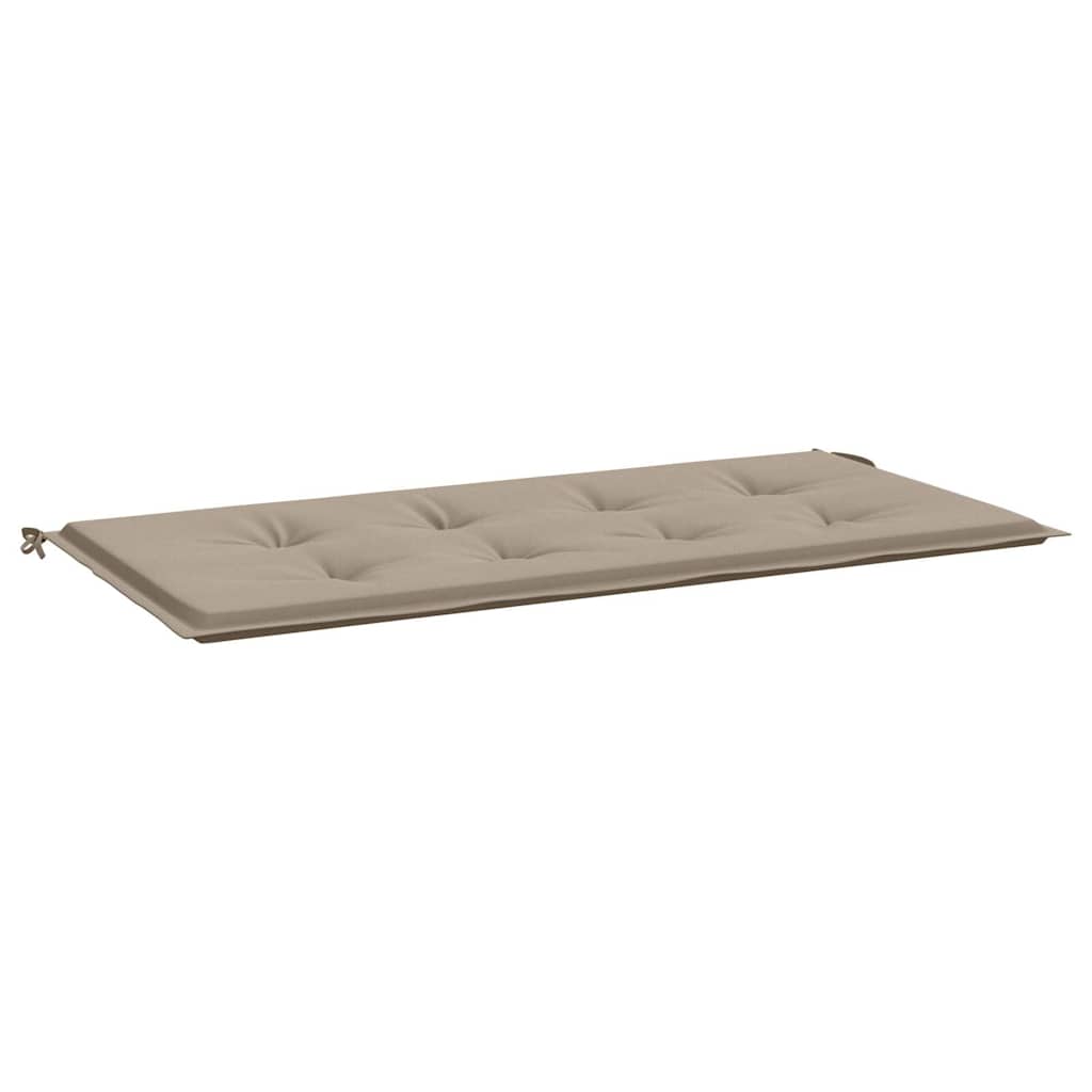 Garden Bench Cushion Taupe 120x50x4 cm Oxford Fabric