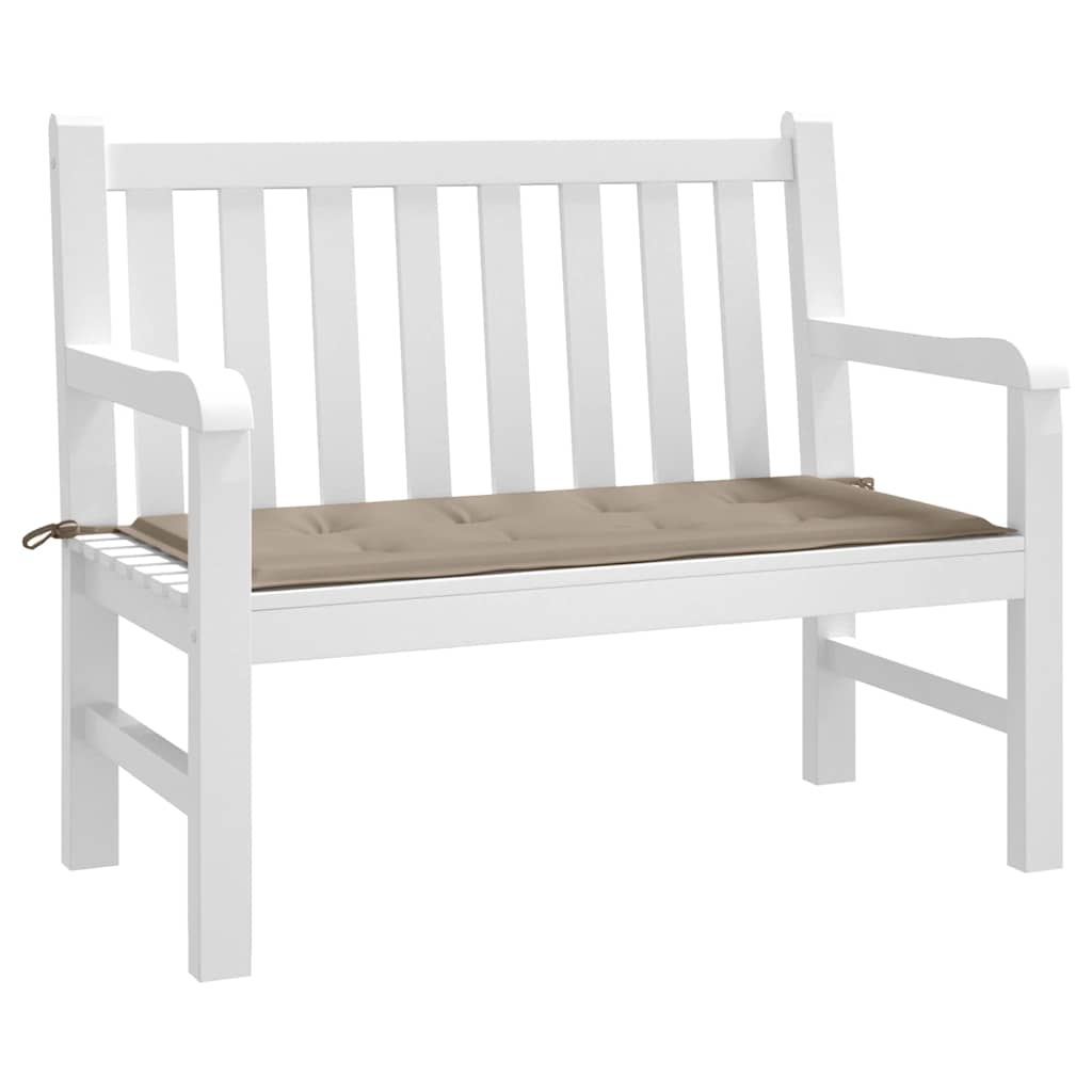 Garden Bench Cushion Taupe 120x50x4 cm Oxford Fabric