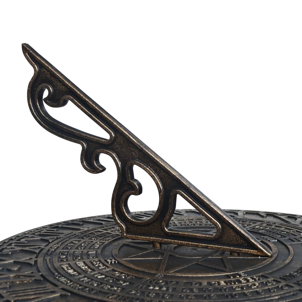 Sundial Bronze 35.5x82 cm Plastic