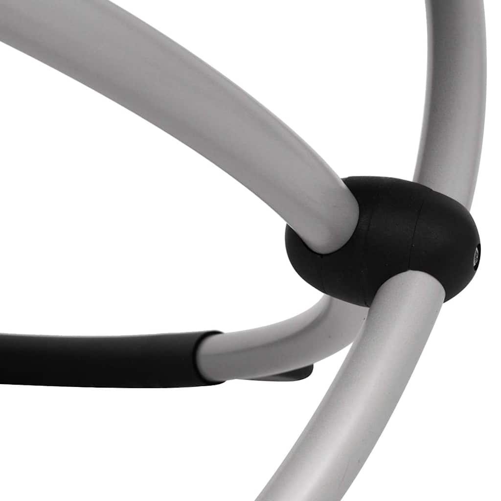 Outdoor Geometrical Sun Lounger Steel Cream