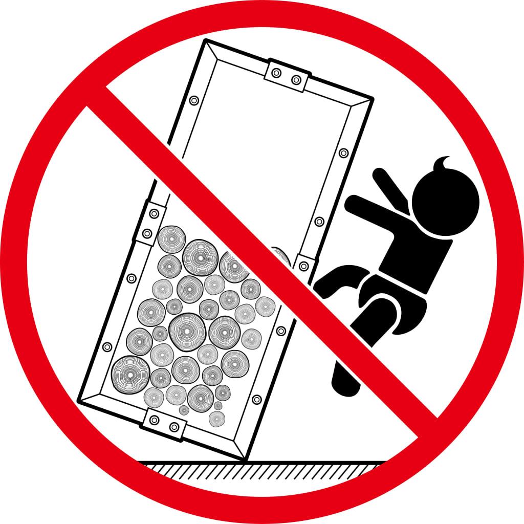 Firewood Rack Anthracite 120x35x120 cm Steel