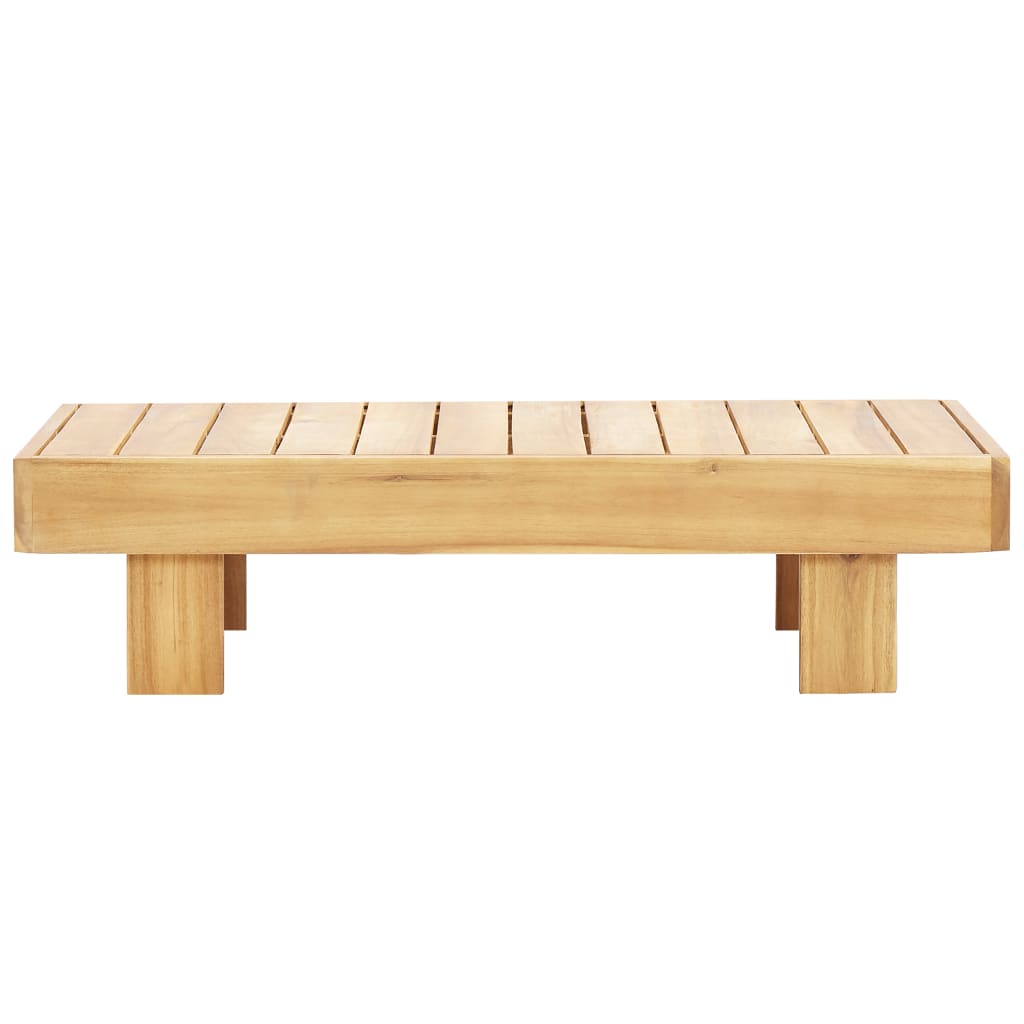 Coffee Table 100x60x25 cm Solid Acacia Wood