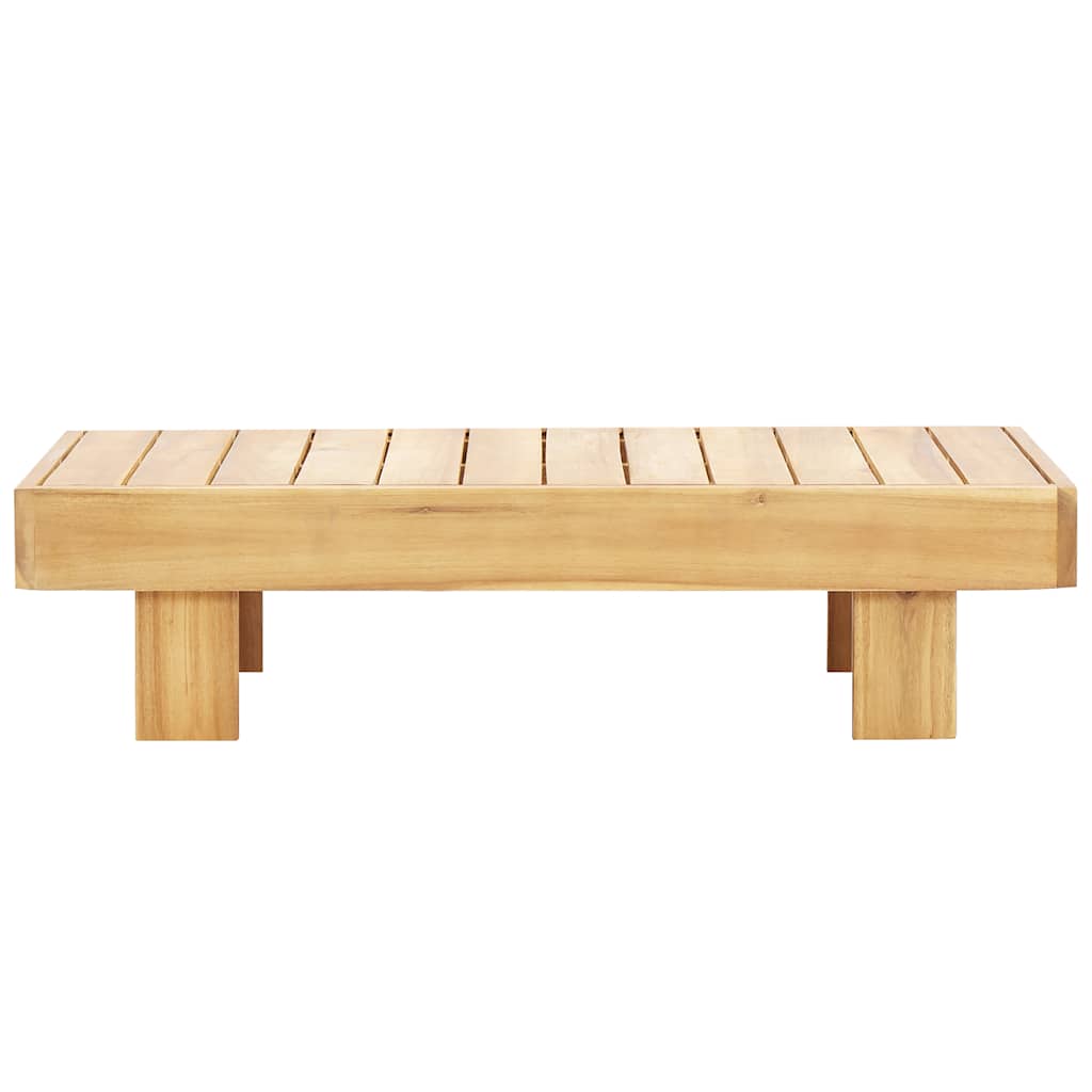Coffee Table 100x60x25 cm Solid Acacia Wood