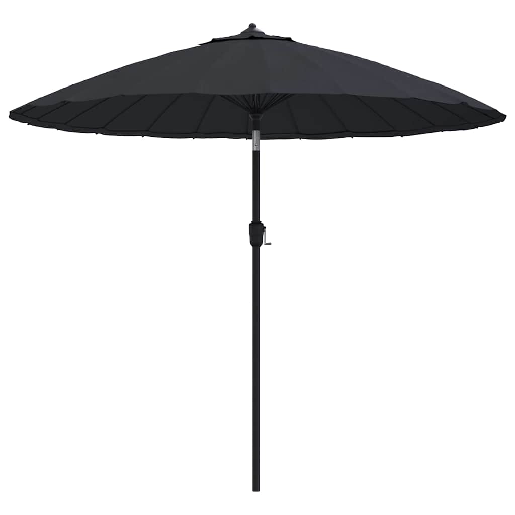 Garden Parasol with Aluminium Pole 250 cm Black