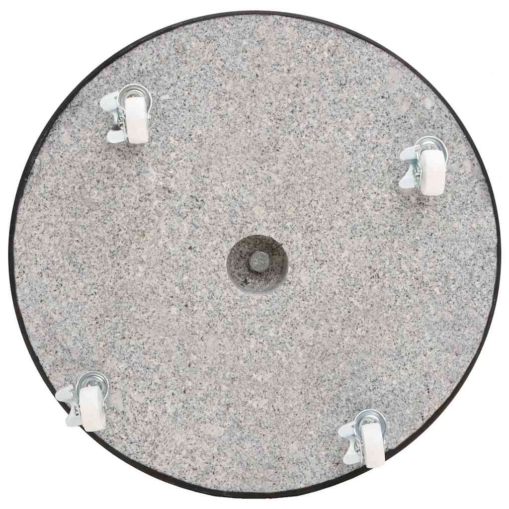 Parasol Base Granite 30 kg Round Black