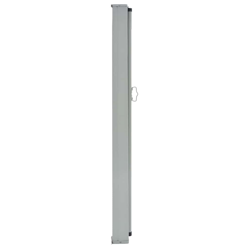 Patio Retractable Side Awning 60x300 cm Black