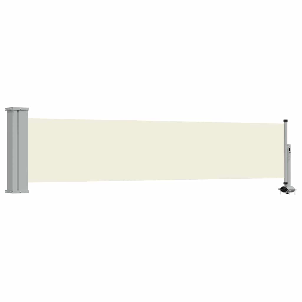 Patio Retractable Side Awning 60x300 cm Cream