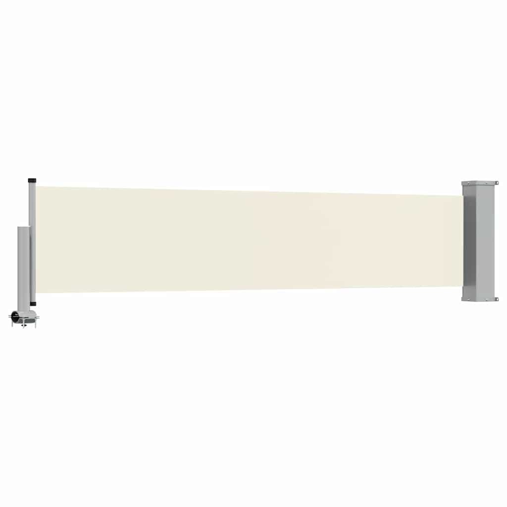 Patio Retractable Side Awning 60x300 cm Cream